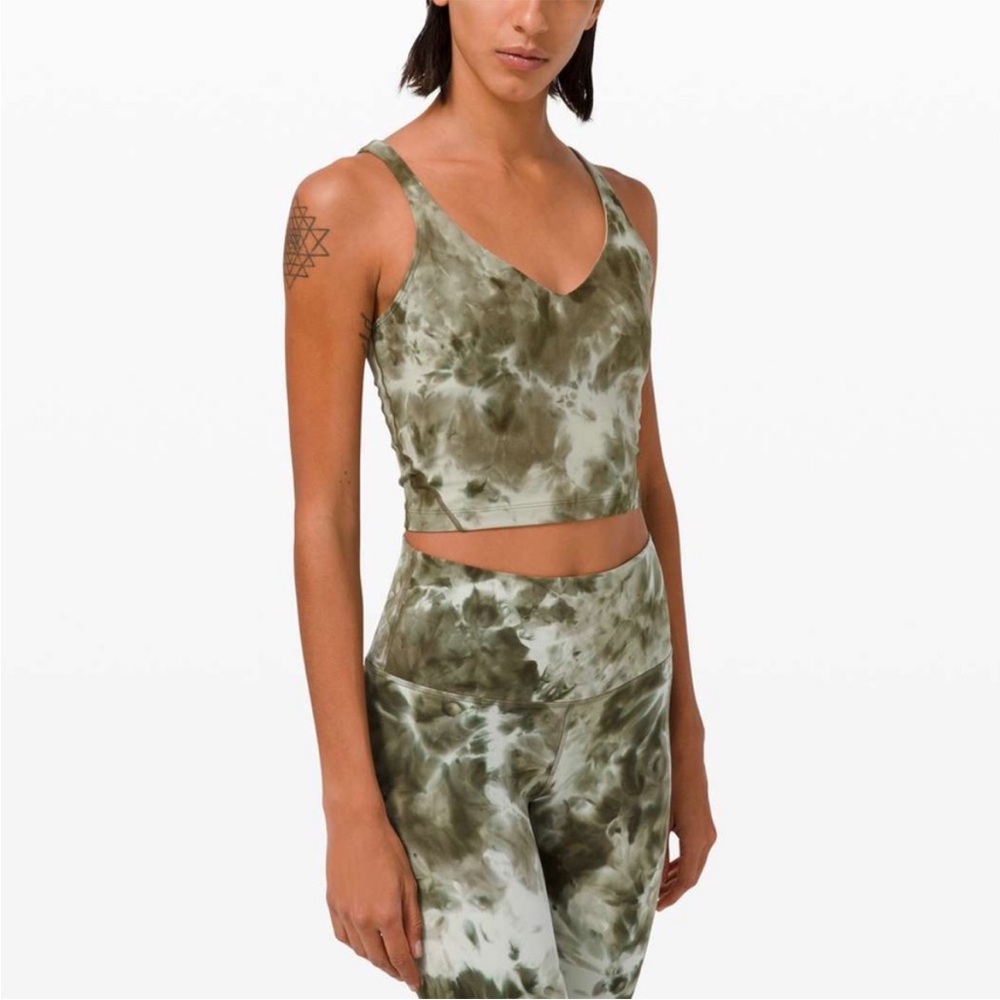 Lululemon Align Tank Top Green Diamond Dye